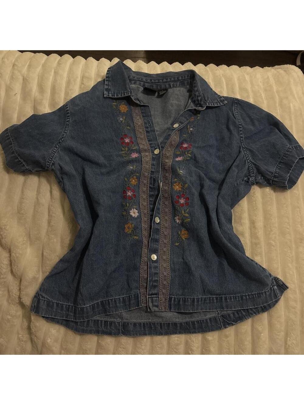 Erika Women's Blue and Navy Shirt